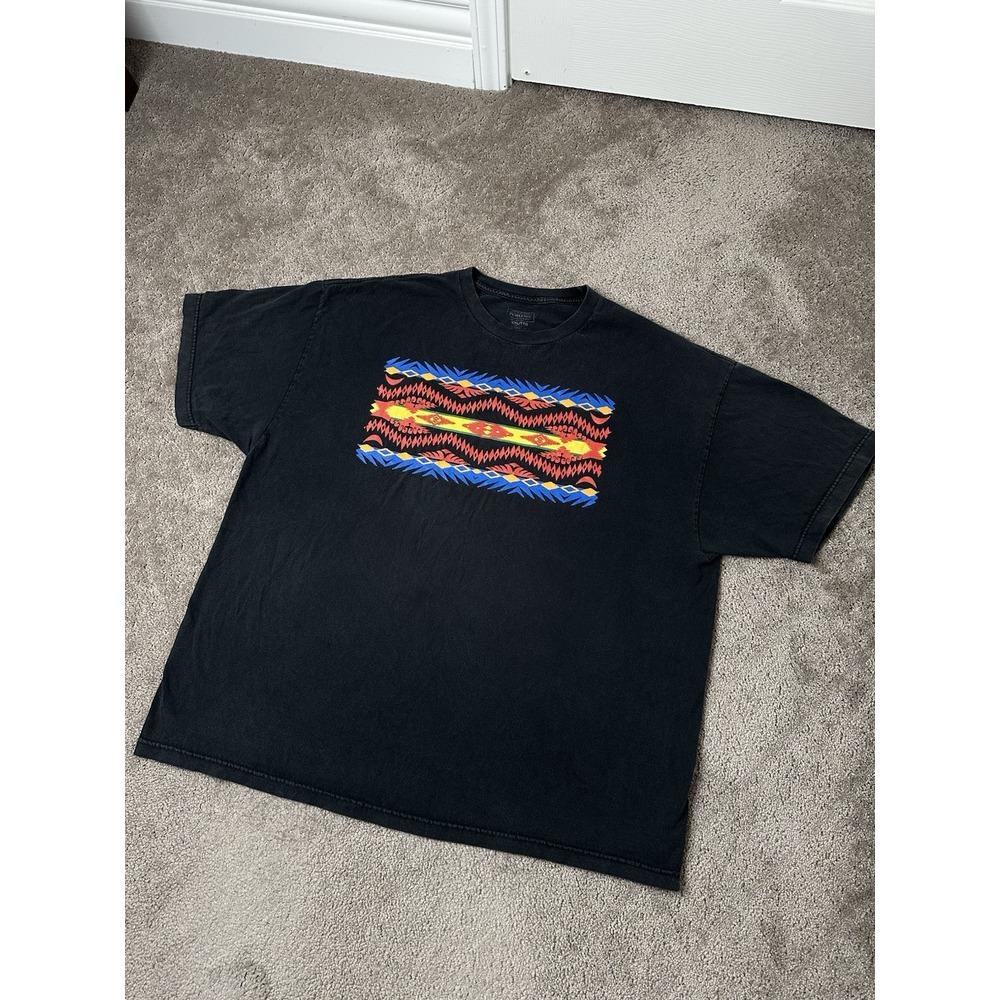Mens Tshirt PENDLETON Distressed Cracked Aztec Western Tribal‎ Graphic, Size XXL - Picture 2 of 7